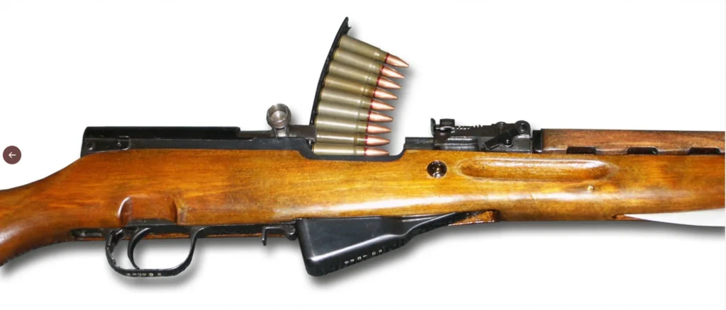 SKS rifle internal magazine
