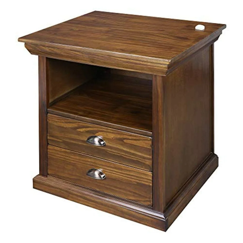 Casual Home Lincoln Nightstand Compartment