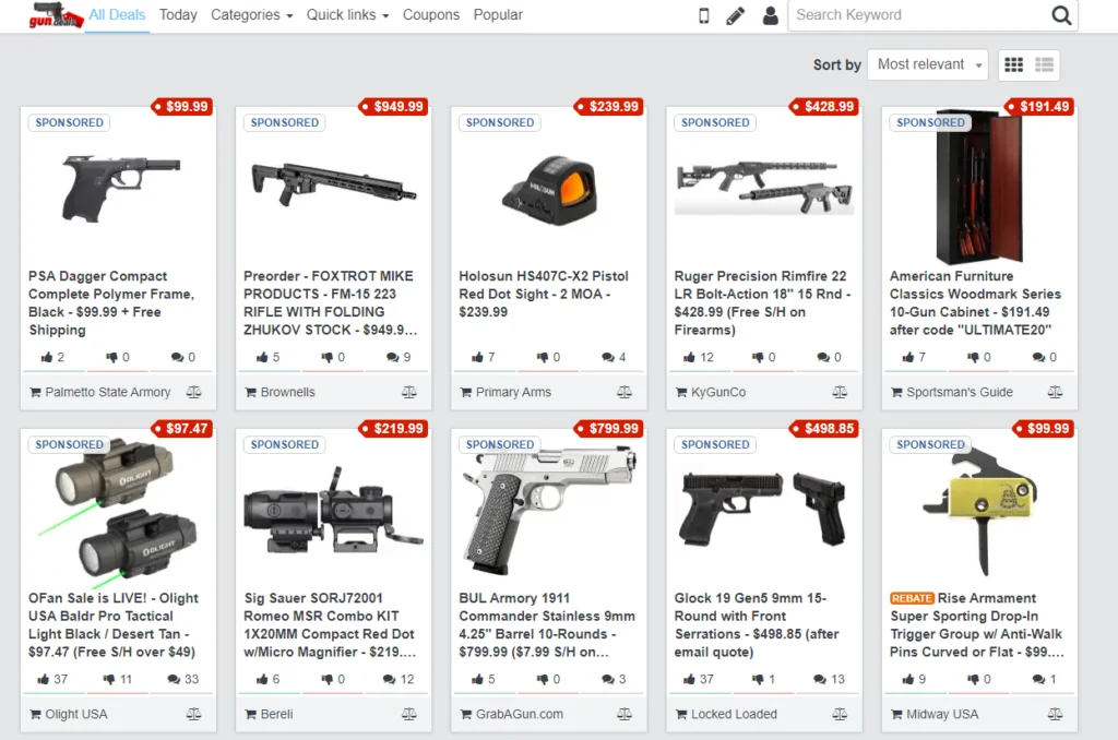 slickguns product list
