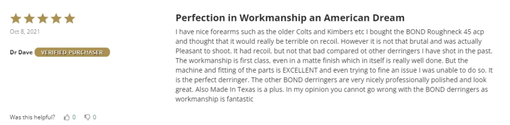 perfection in workmanship