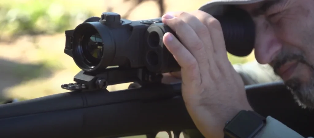 Pulsar Trail 2 LRF XP50 Thermal Scope Mounted via all4hunters