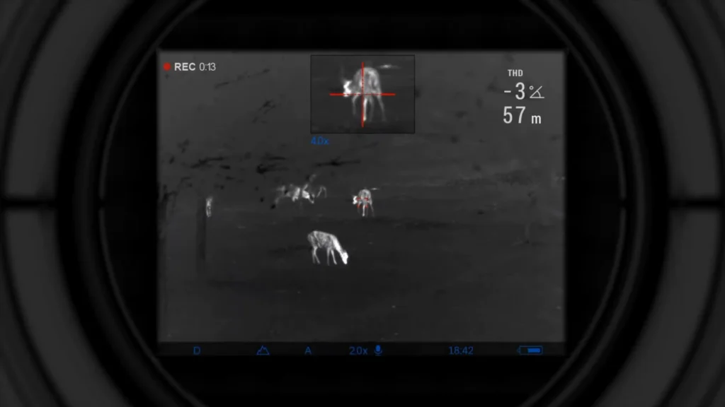 Pulsar Trail 2 LRF XP50 Thermal Scope Night Test