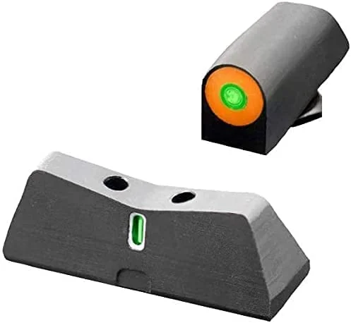 XS SIGHTS DXT2 Big Dot Night Sight for Glock Pistols, Front and Rear Glow in The Dark Tritium Handgun Sights