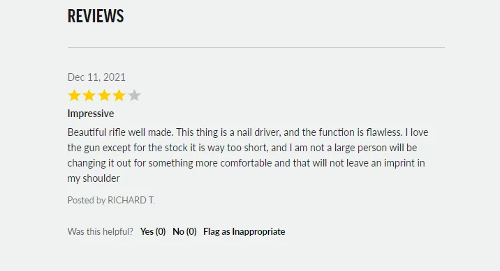 beautiful rifle well made