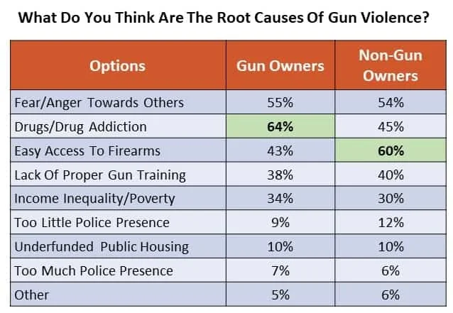 what do you think are the root causes of gun violence