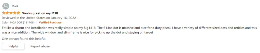 works great on my m18