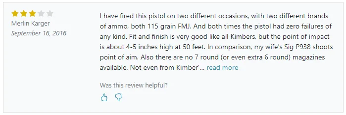 i have fired this pistol on two different occasions