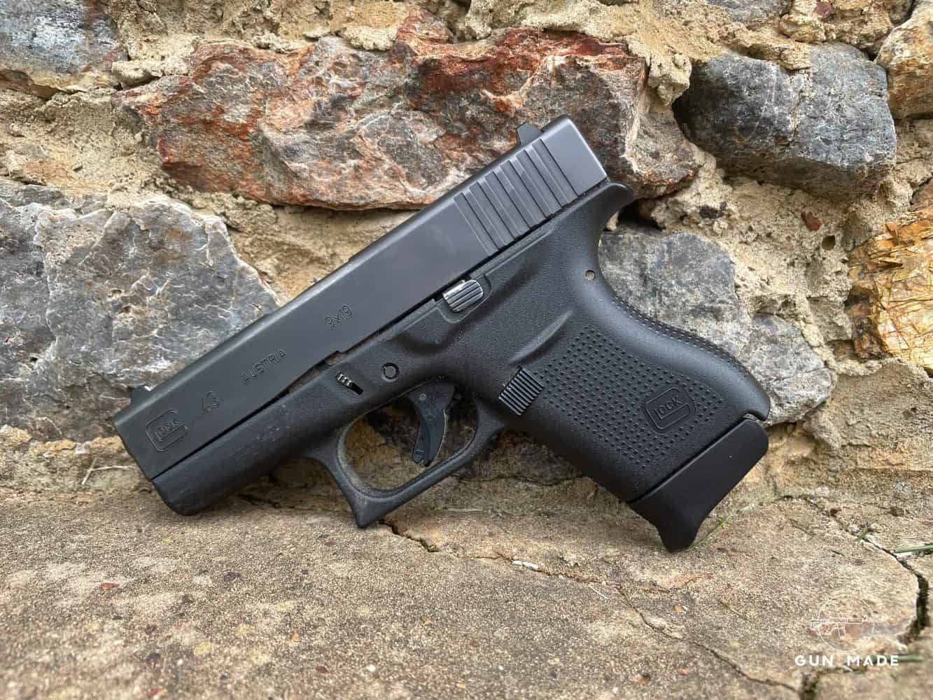 Glockトイガン ブラック WWLLC Custom Urban Dazzle Glock 43X M.O.S with Mesh Stipple