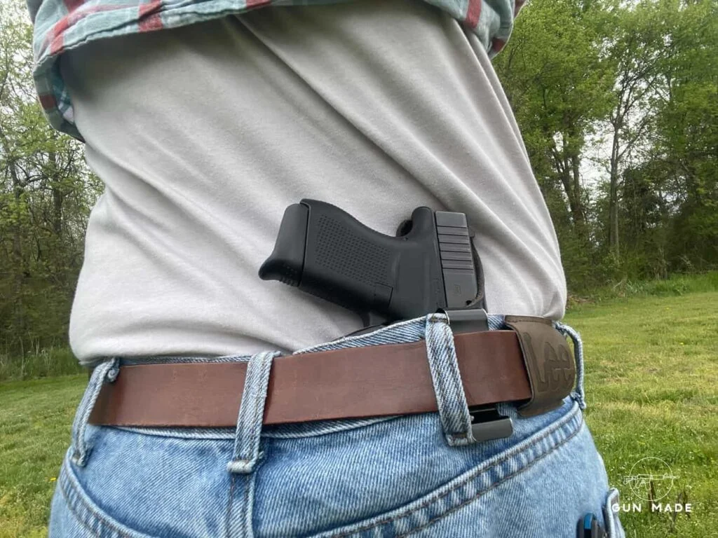 Glock 43 holstered