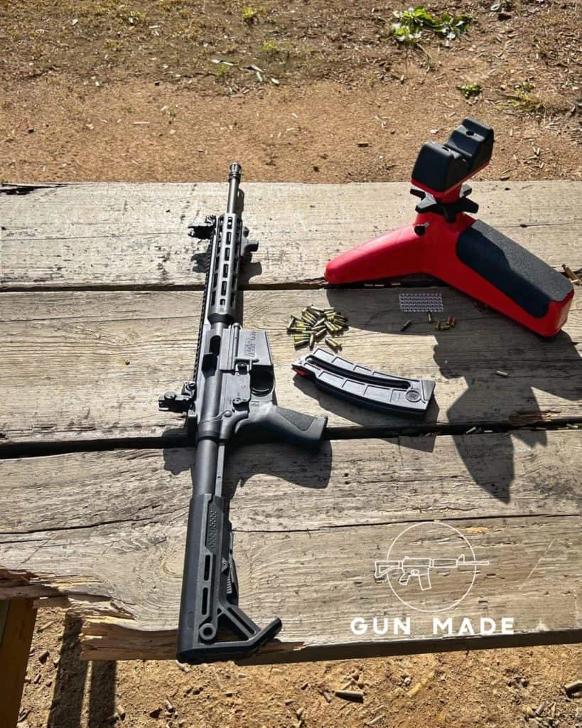 I recently picked up an MTM Case shooting rest and was able to really test out the range of the 15-22 Sport on a 200 yard range.