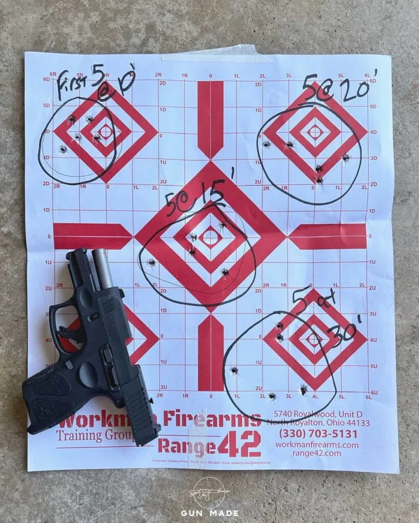 taurus g3c shooting test