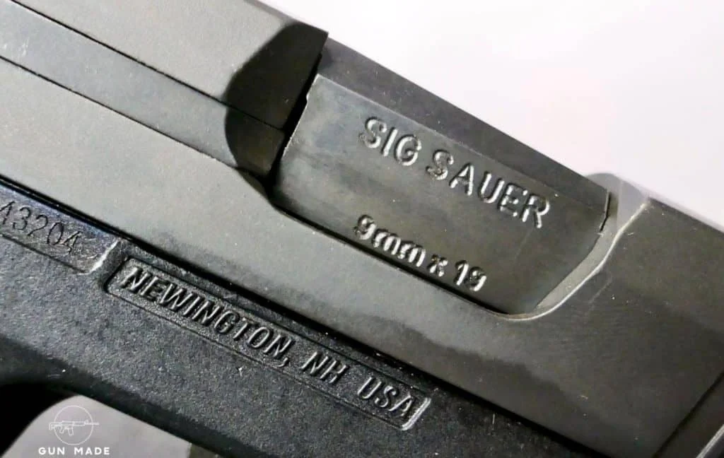 sig sauer p365xl slide