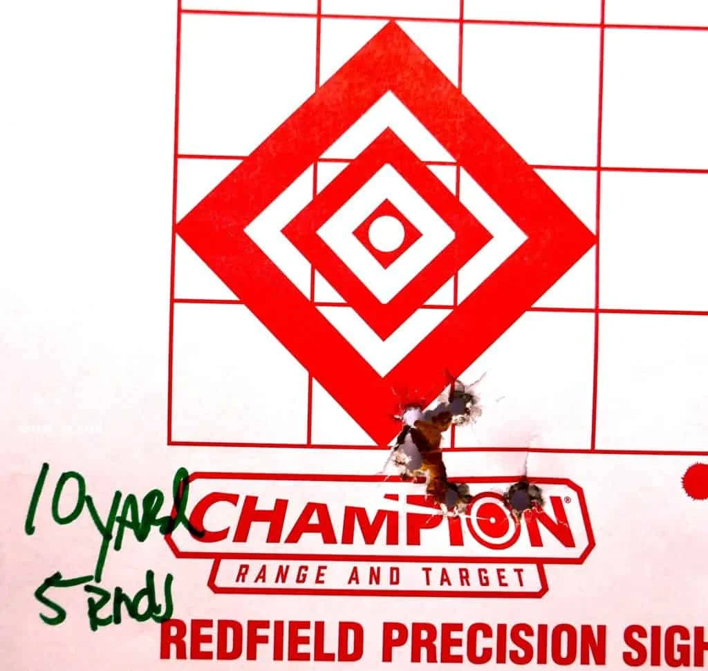 S&W M&P M2.0 10 yard groupings