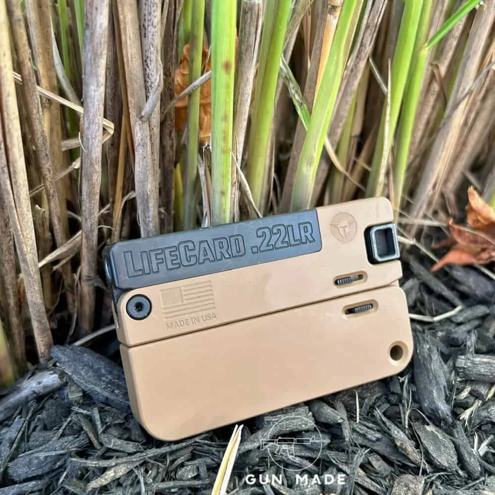 The LifeCard comes in several different colors and calibers. I decided to go with the FDE finish chambered in .22LR.