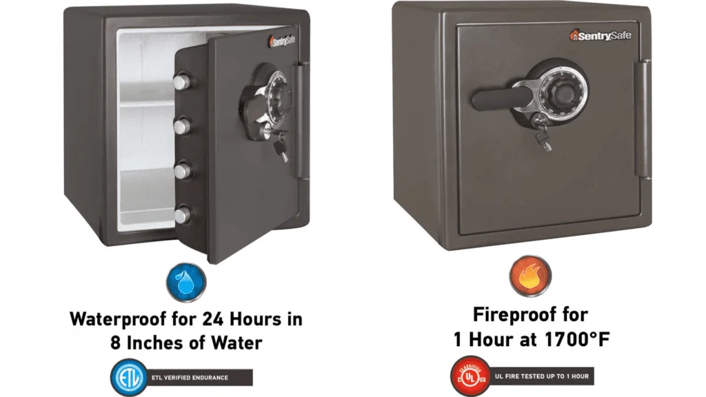 SentrySafe SFW123DSB Fireproof Safe