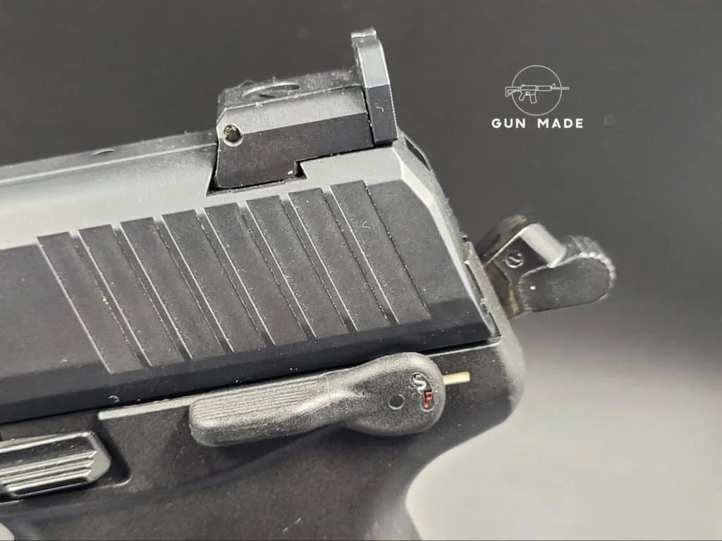 HK style combination safety and decocker