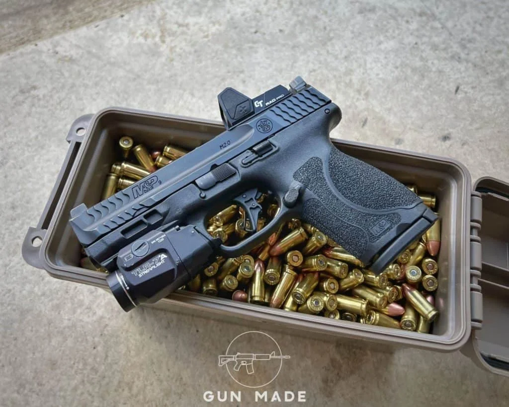 Gun with a full ammo can