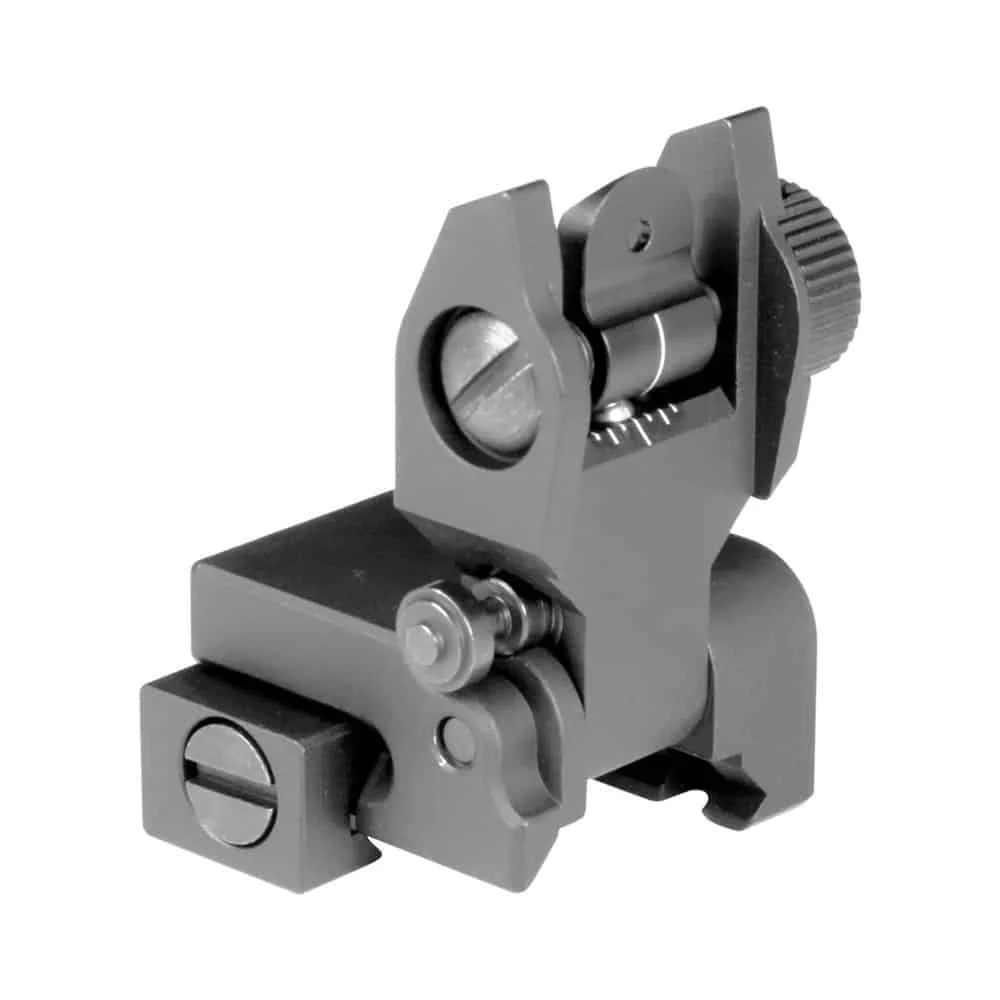 Aim Sports Low-profile Rear Flip-up Sight 