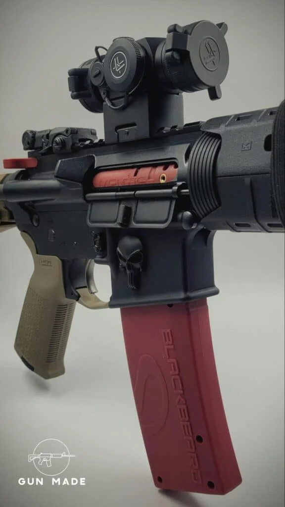 blackbeardx installed in rifle