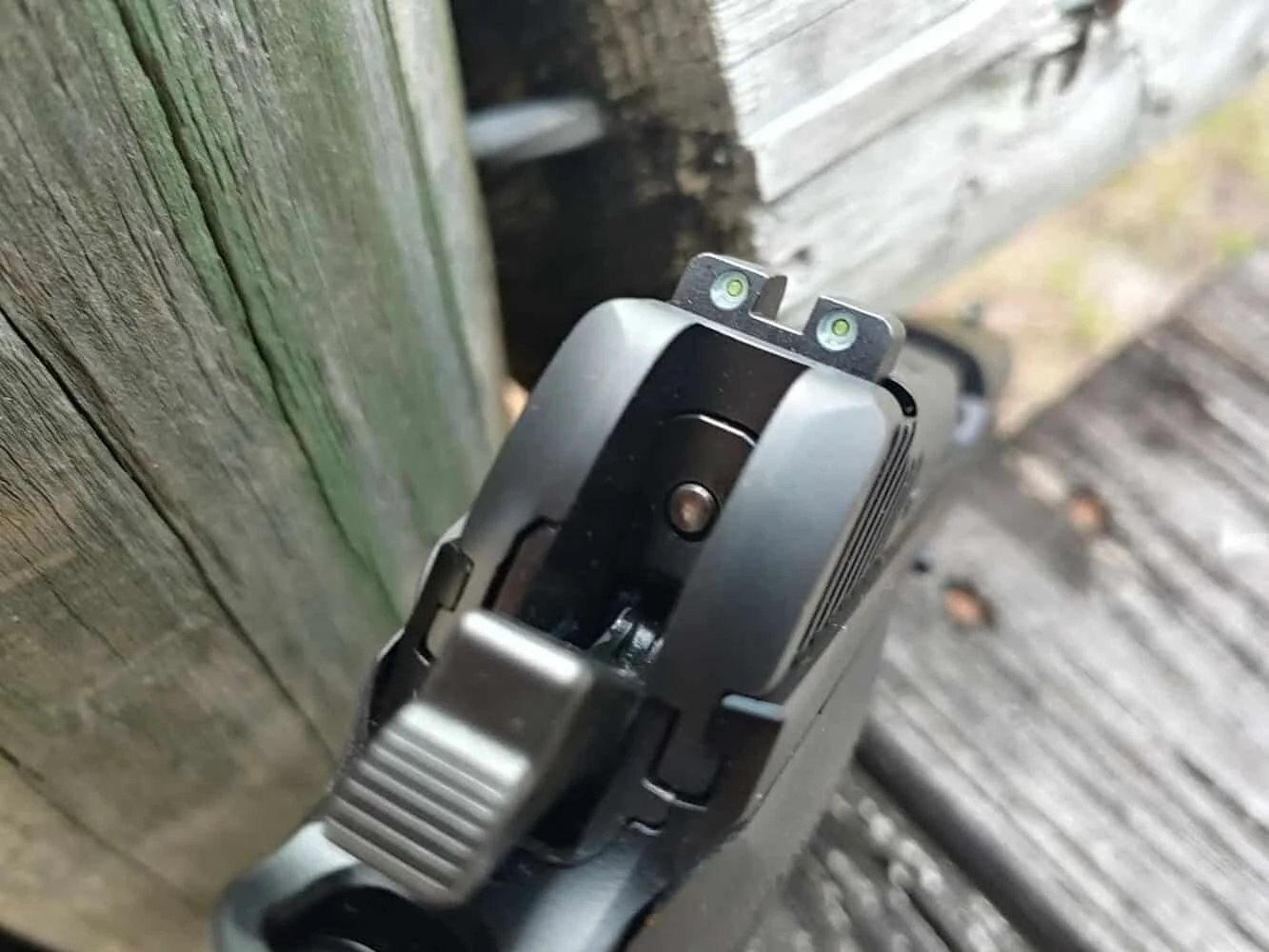 Sig p210 carry rear sights