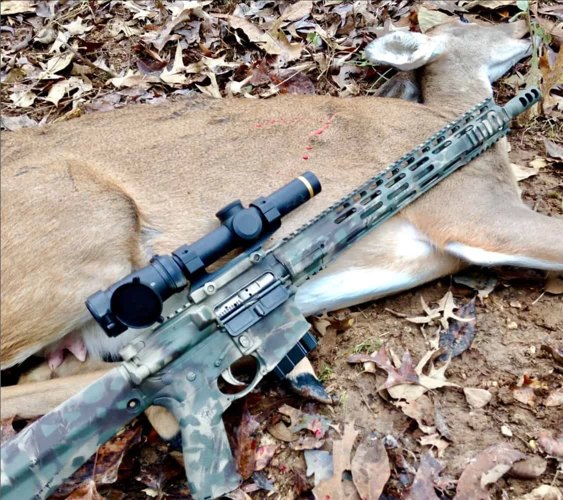 camo ar15 hunt deer