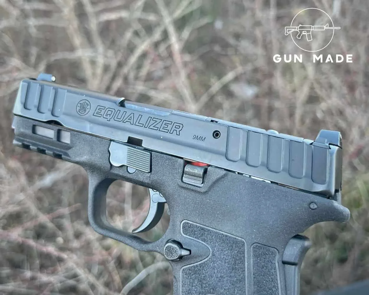 smith wesson Equalizer close up side photo