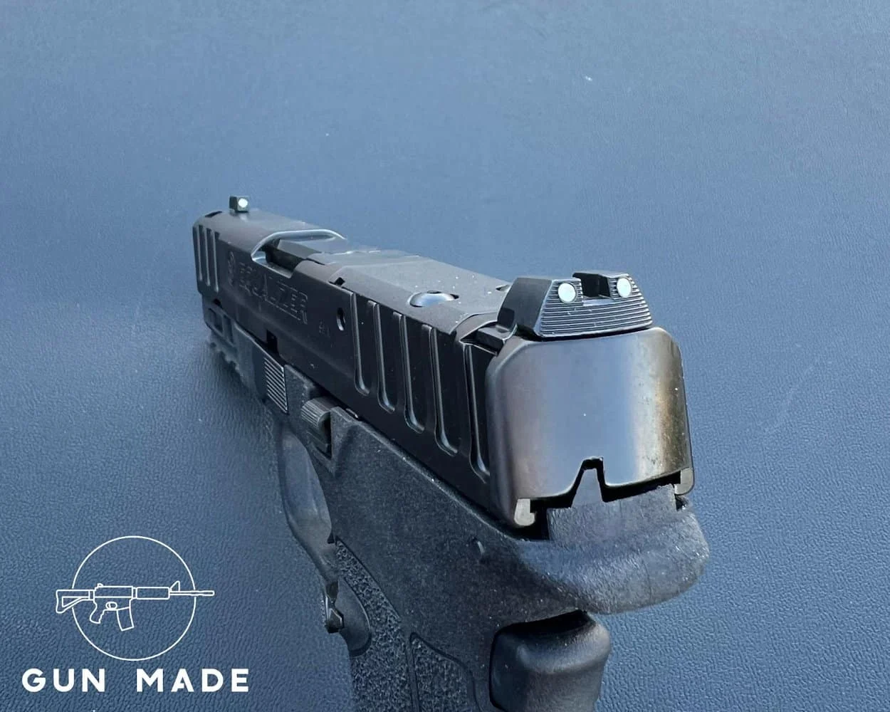 smith wesson Equalizer front rear sights