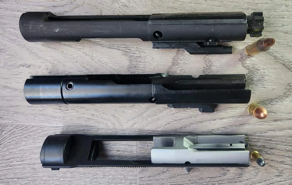 Bcg 22lr 9mm 556 comparison side