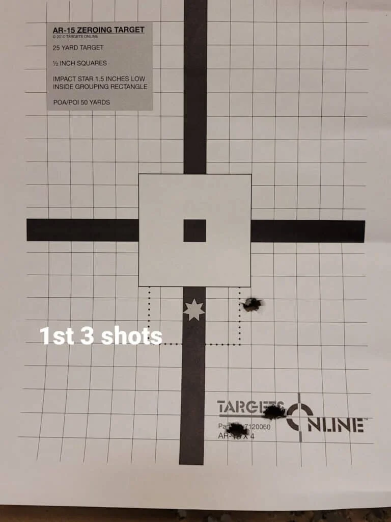 Bear Creek Arsenal BC-15 7.62x39 AR-15 review groupings 2