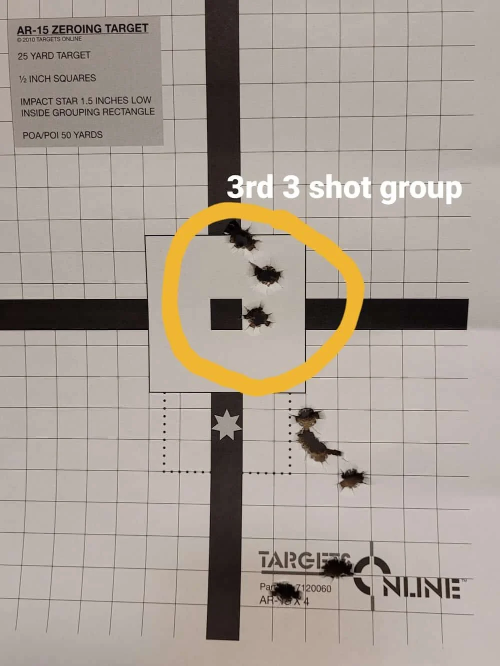 Bear Creek Arsenal BC-15 7.62x39 AR-15 review groupings