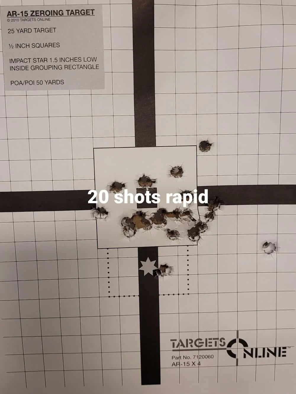 Bear Creek Arsenal BC-15 7.62x39 AR-15 review groupings