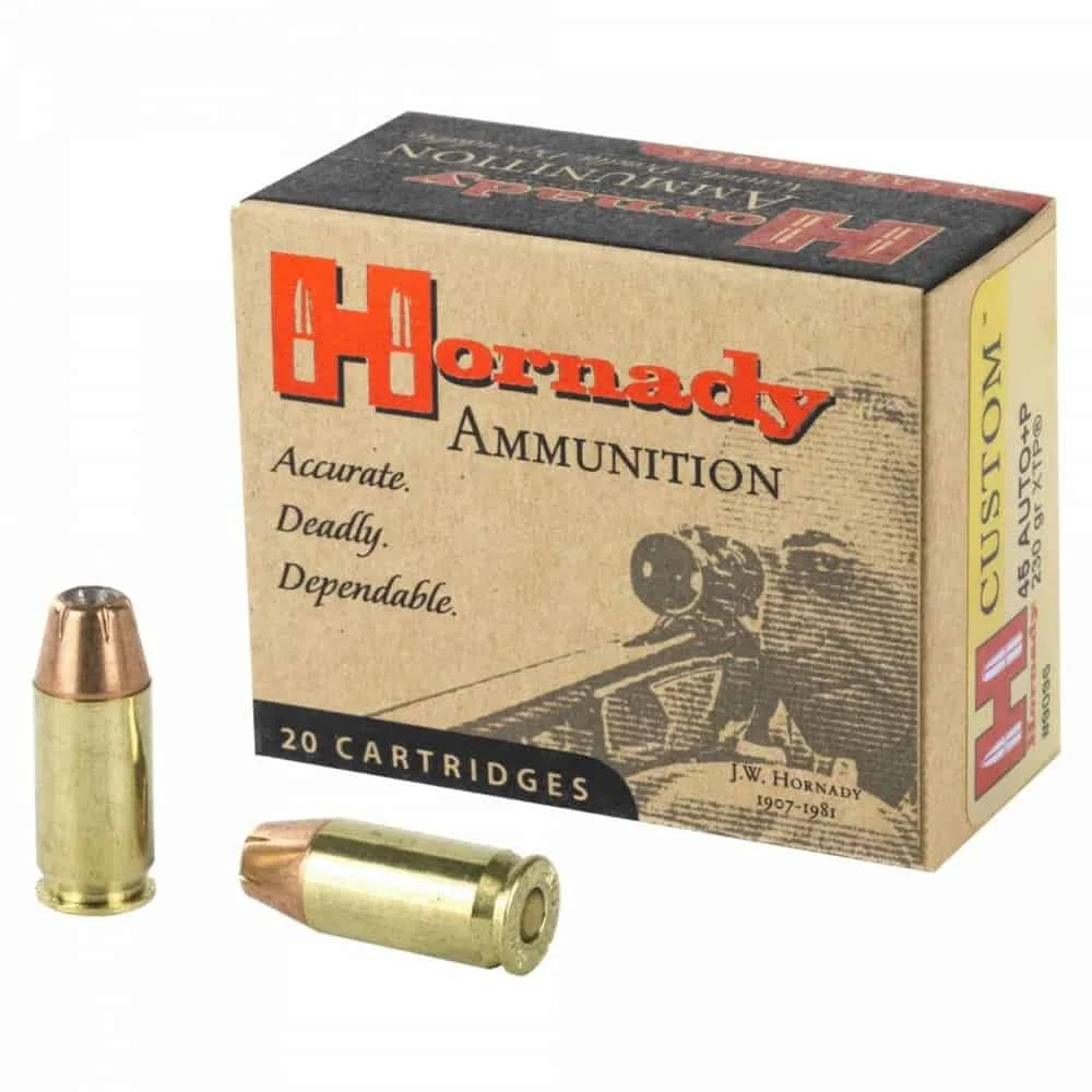 Hornady Custom .45 ACP +P 230gr XTP 20 Rounds