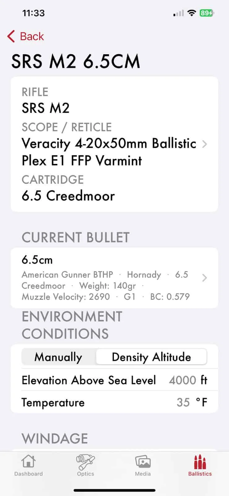 burris veracity ph app