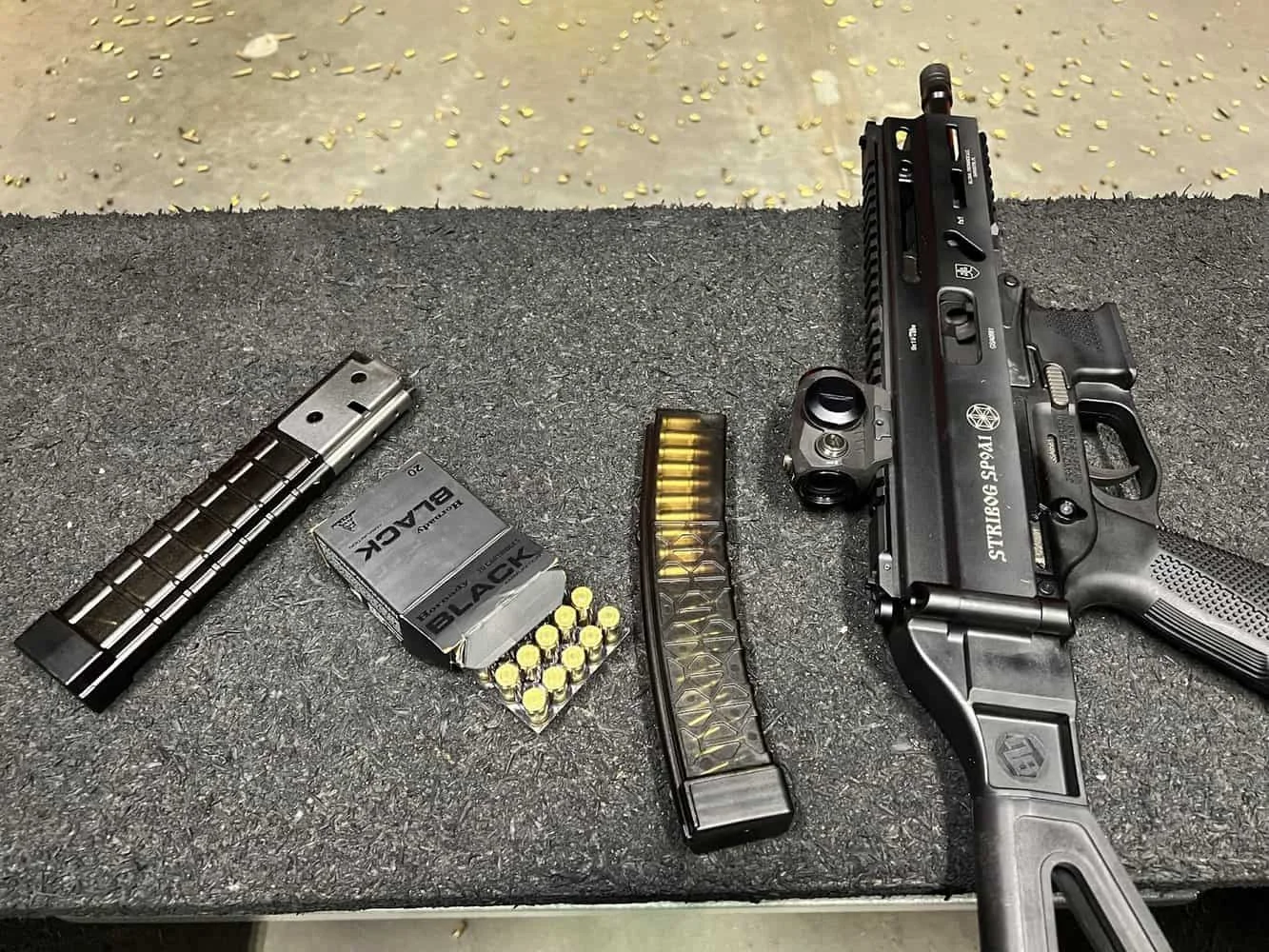 grand power stribog review sp9a1 with hornady ammo range test