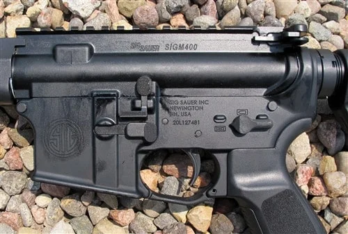 sig sauer m400 tread bolt mag release