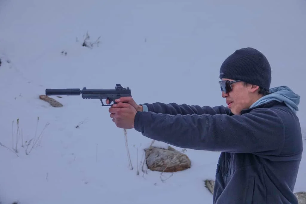 psa 5.7 rock hands on test in snow