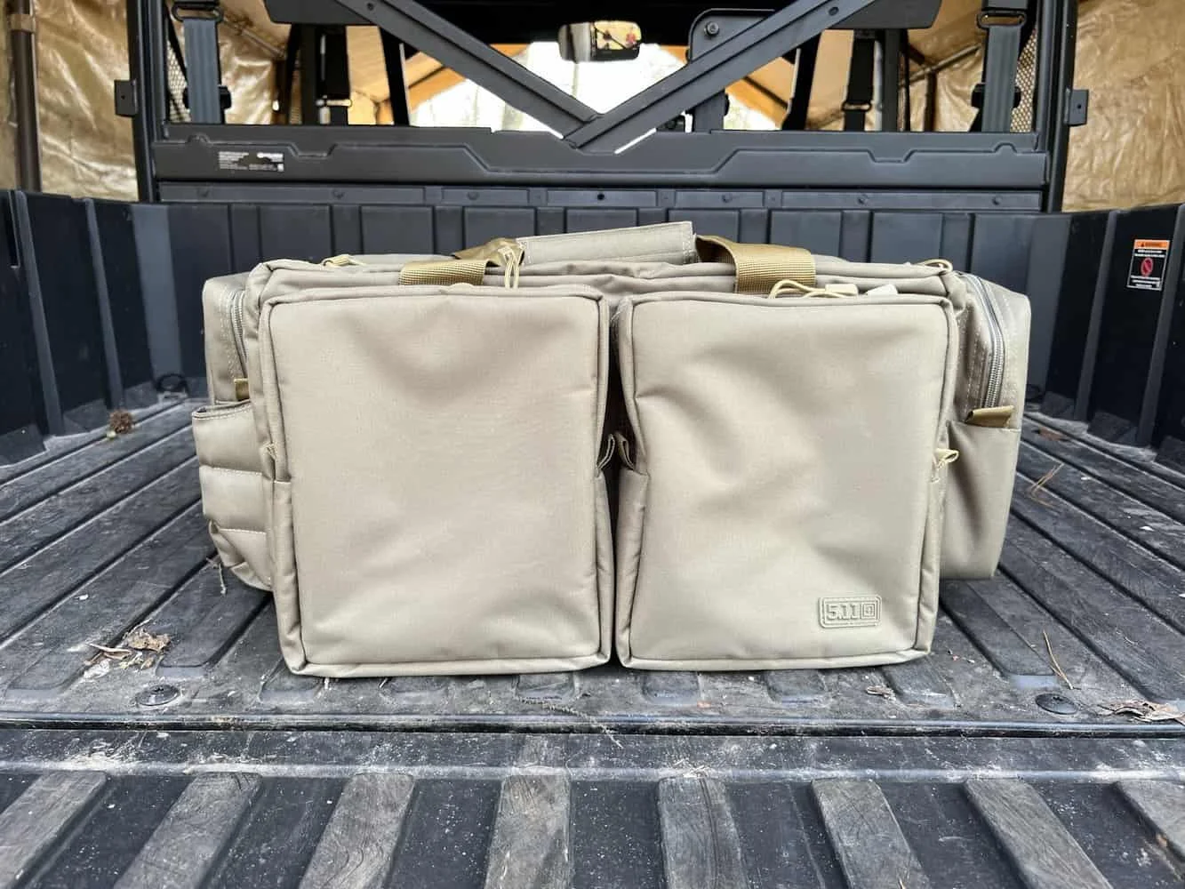 5.11 tactical range bag 43L on side by side