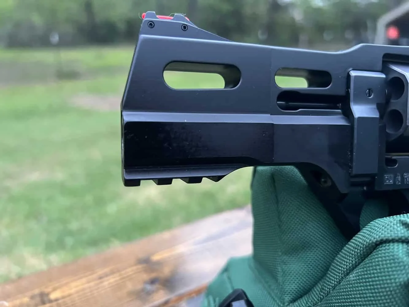 chiappa 40ds picatinny rail and front sight