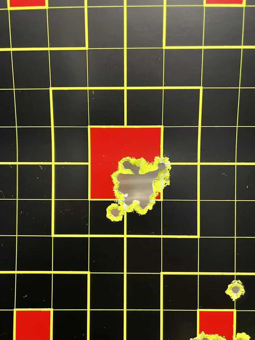 chiappa 40ds range test with groupings