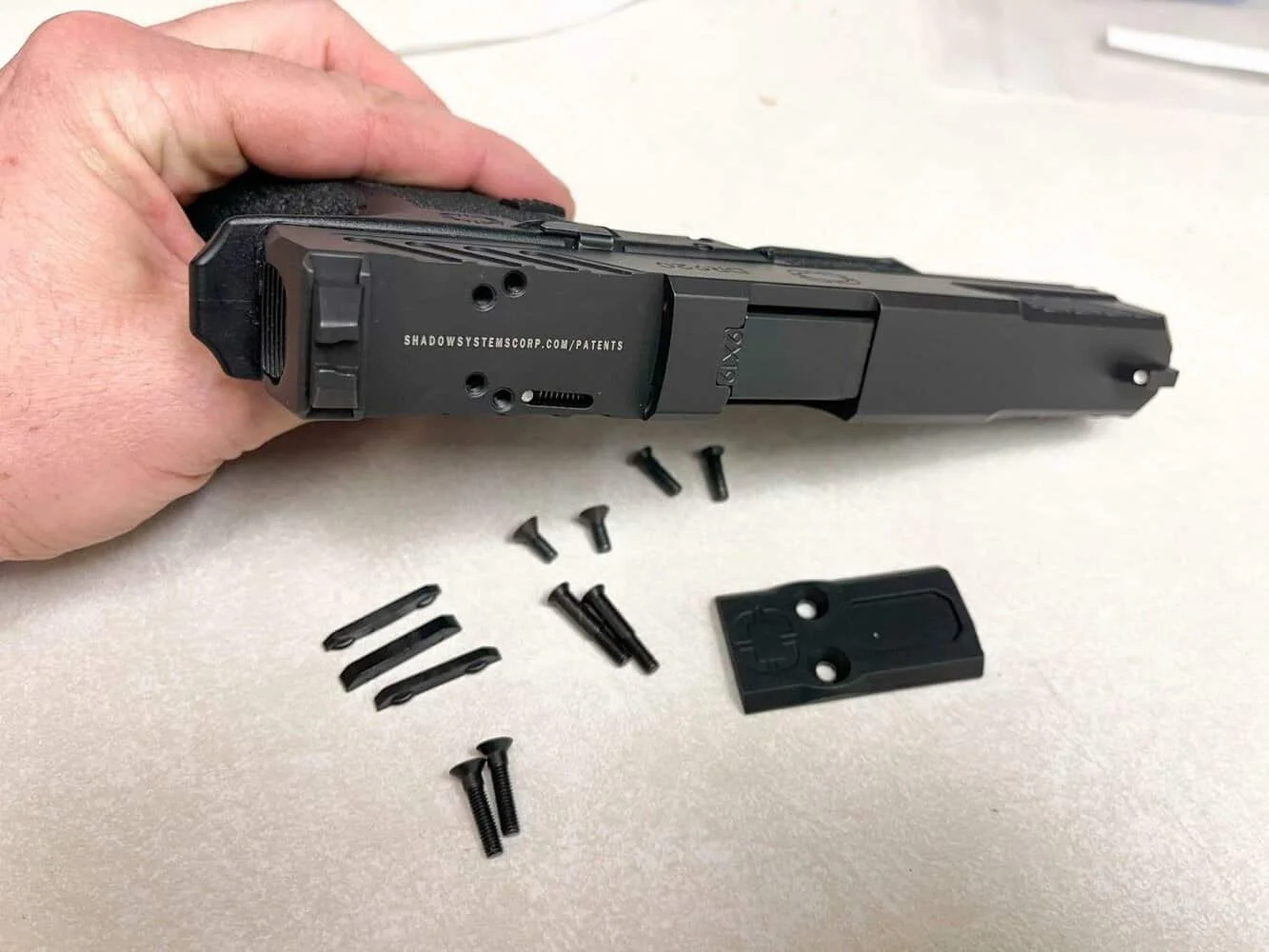 shadow systems dr920 slide and mount
