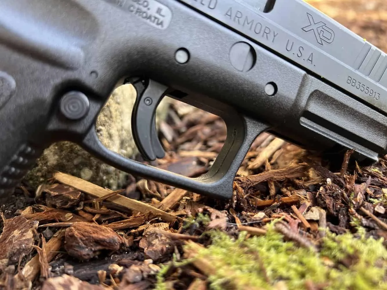 springfield armory xd40 review trigger close up