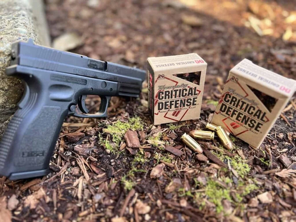 springfield armory xd40 review with Hornady critical defense ammo