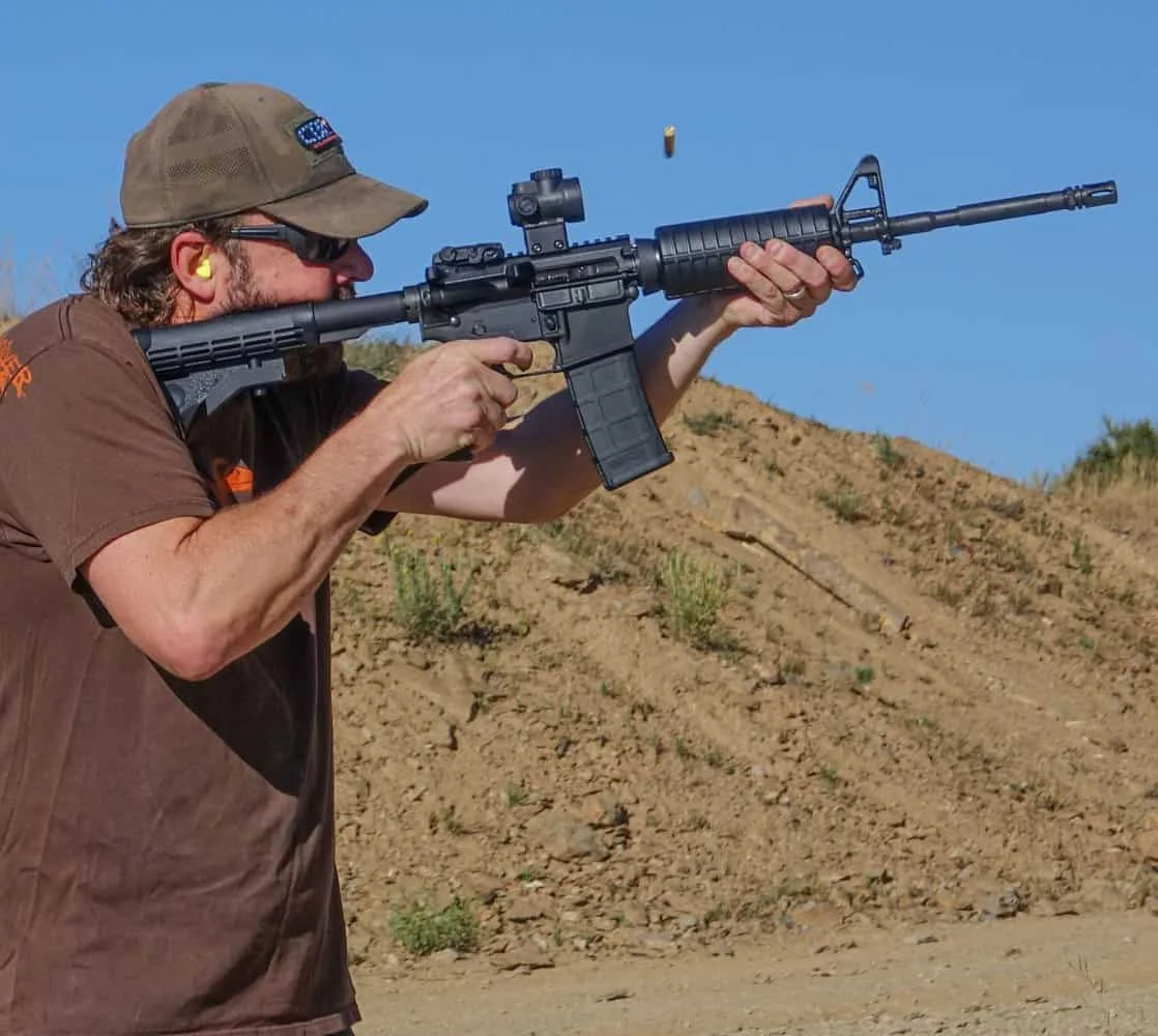 colt m4 hands on test at outdoor field jeff wood