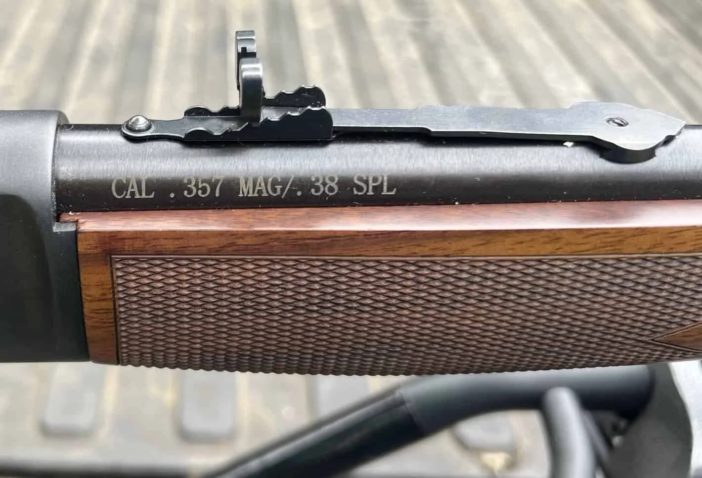 henry big boy steel 357 magnum close up