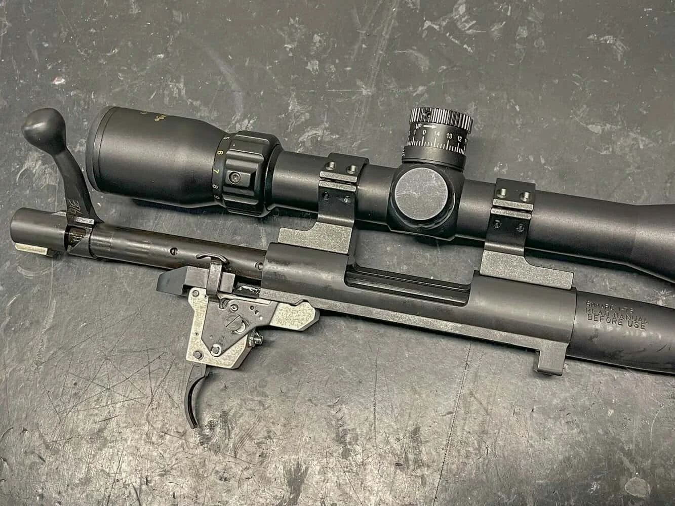 howa mini 6mm arc disassembled barrel