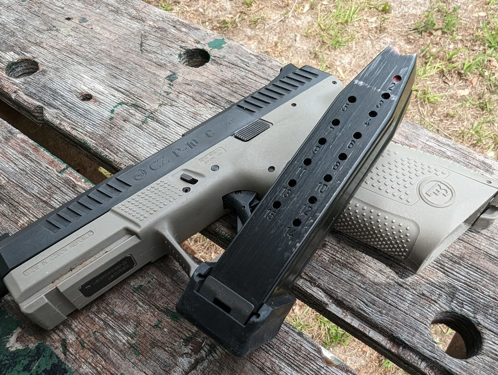 Cz p10c with magazine