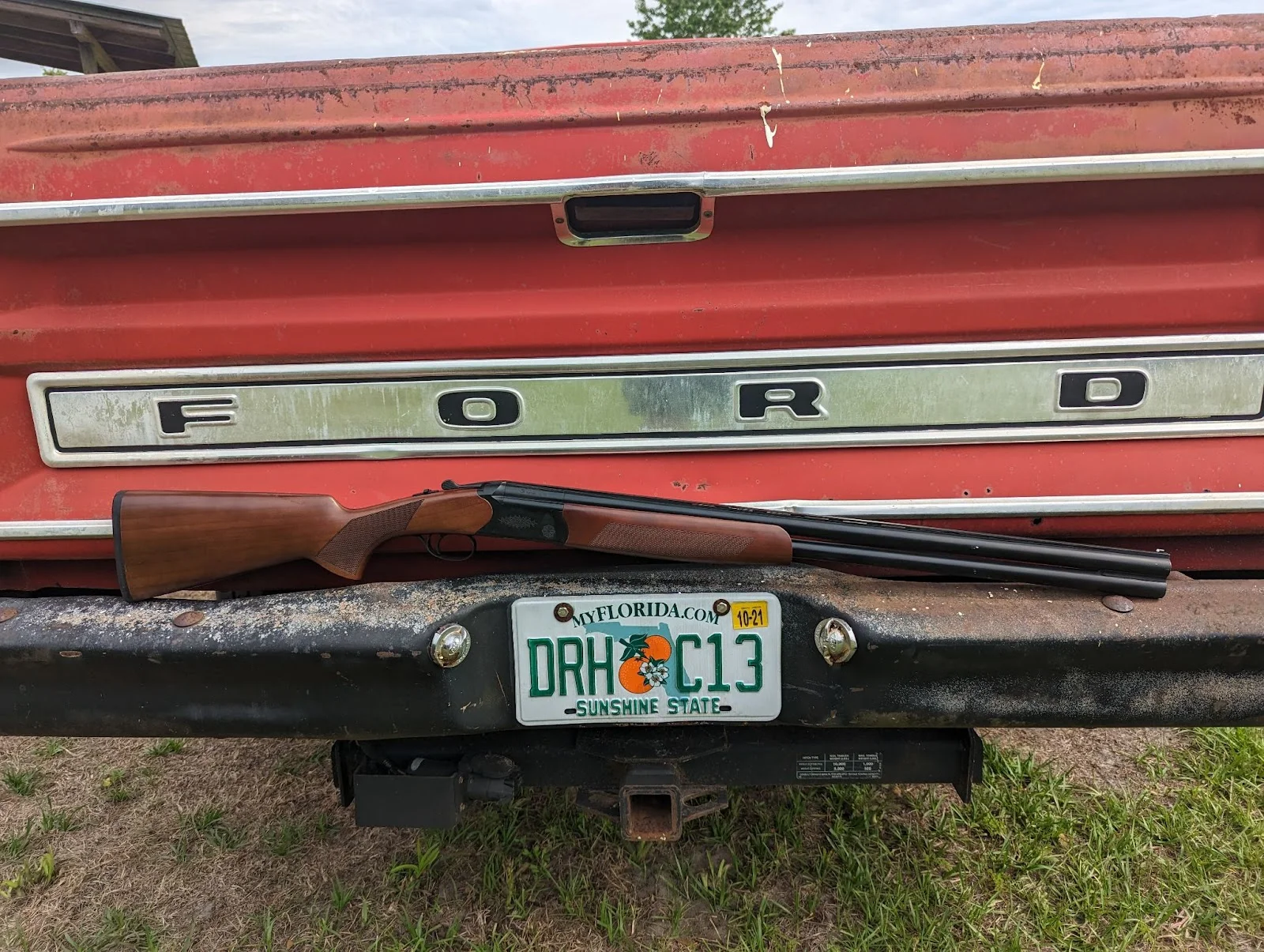 Cz drake on old ford truck