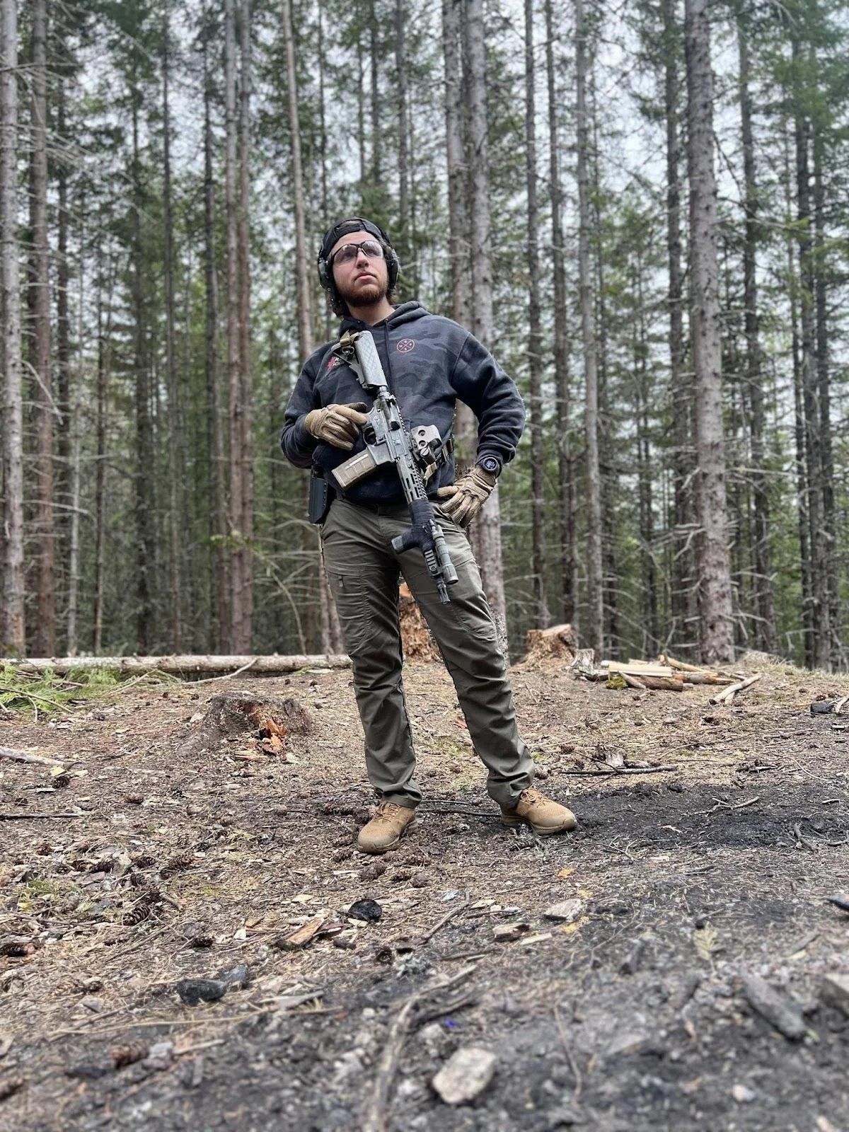 garmont t8 falcon boots with bcm recce rifle