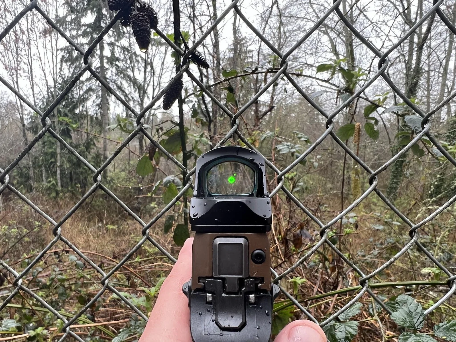 sig sauer p320 m18 with holosun 507c green dot POV