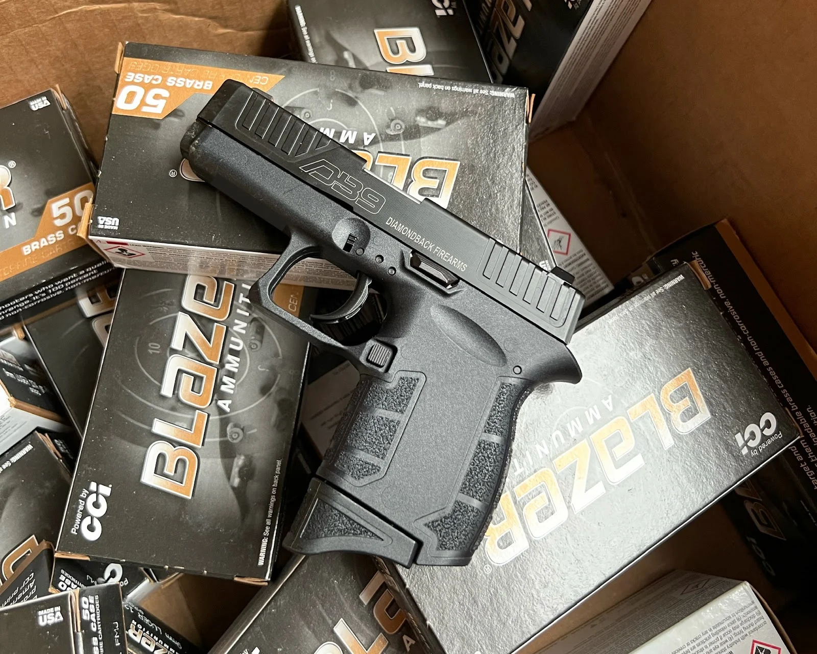 diamondback db9 with cci blazer ammo